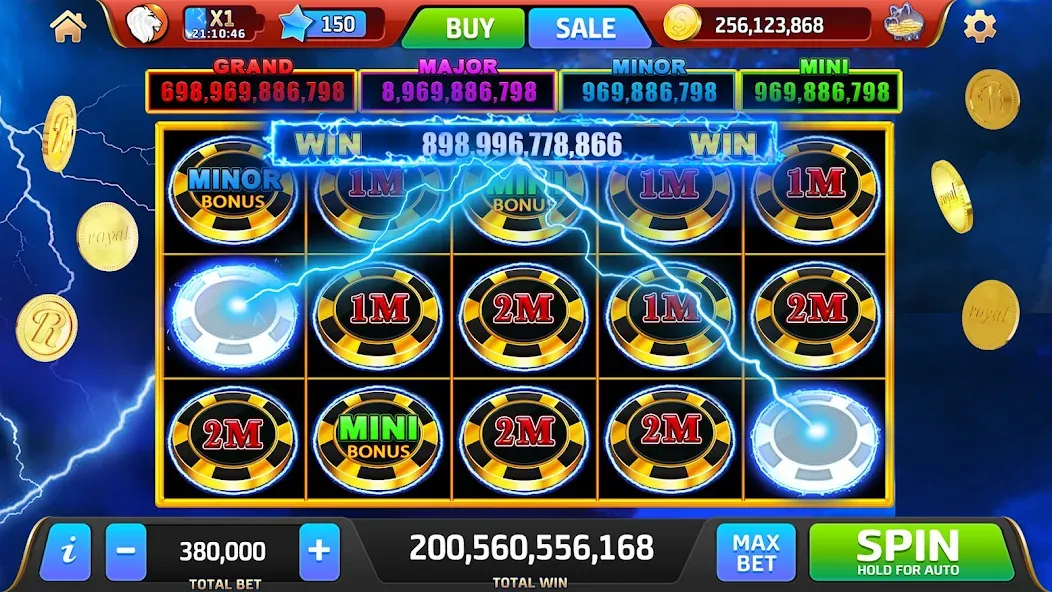 Royal Jackpot Casino Machines (Роял Джекпот Казино Машины)  [МОД Бесконечные монеты] Screenshot 3