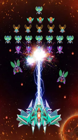 Galaxy Attack - Alien Shooter (Гэлэкси аттак)  [МОД Все открыто] Screenshot 1