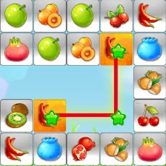 Скачать взломанную Link fruits - fruit match pair  [МОД Много денег] - последняя версия apk на Андроид