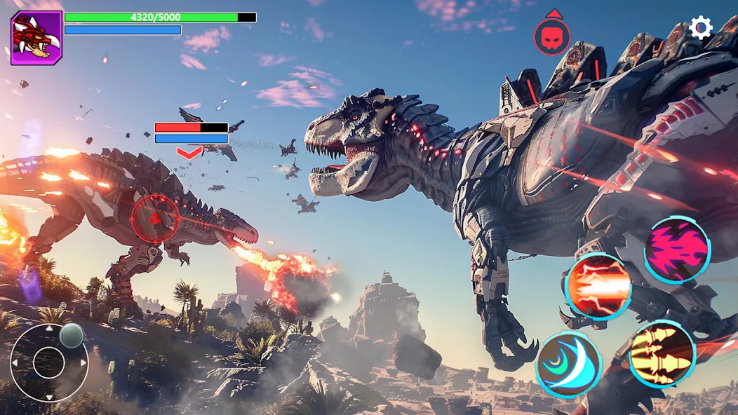 Mech War: Jurassic Dinosaur (Мех Батл)  [МОД Много денег] Screenshot 5