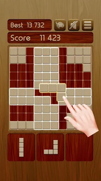 Woody Block Puzzle ® (Вуди блок пазл)  [МОД Unlimited Money] Screenshot 1