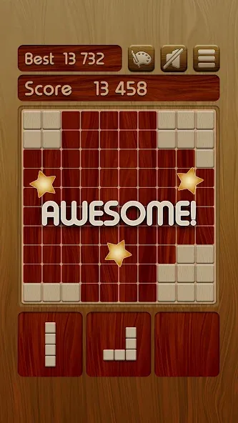 Woody Block Puzzle ® (Вуди блок пазл)  [МОД Unlimited Money] Screenshot 3