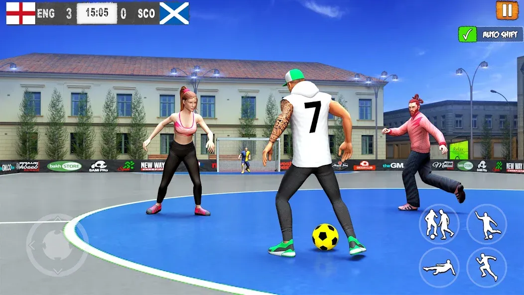 Street Football: Futsal Games (Стрит Футбол)  [МОД Menu] Screenshot 2