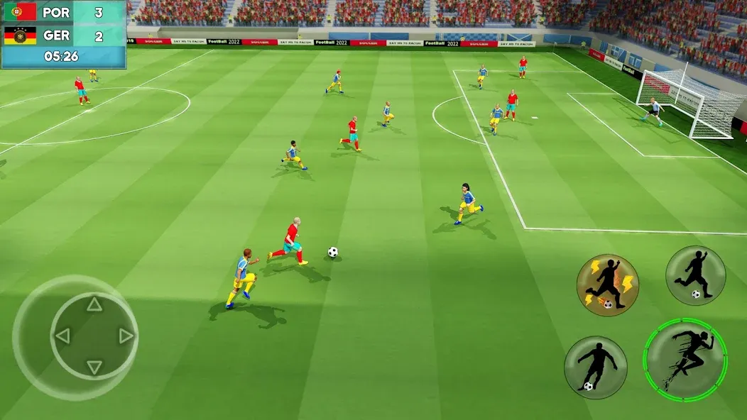 Play Football: Soccer Games (тар Футбол 23)  [МОД Menu] Screenshot 3