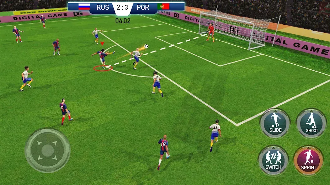 Play Football: Soccer Games (тар Футбол 23)  [МОД Menu] Screenshot 5