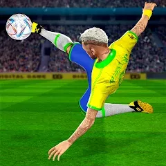 Взломанная Play Football: Soccer Games (тар Футбол 23)  [МОД Menu] - стабильная версия apk на Андроид