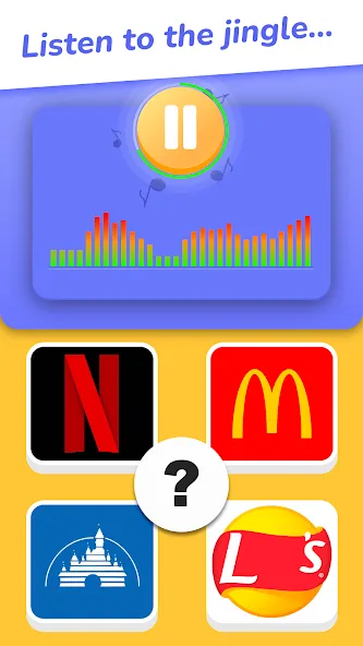 Jingle Quiz: logo music trivia (Джингл Квиз)  [МОД Меню] Screenshot 1