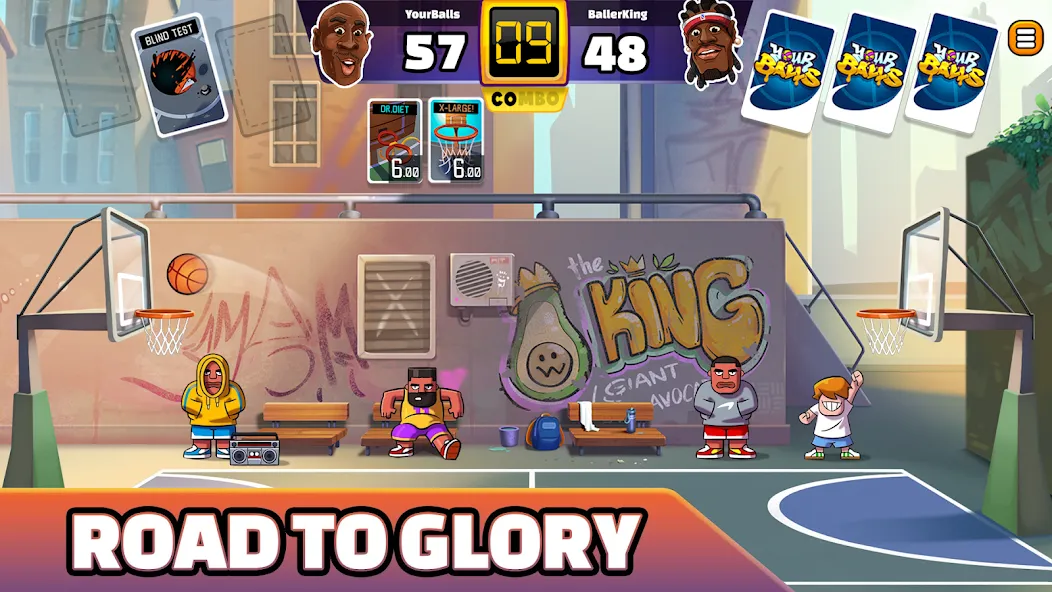 Your Balls: Basketball Game (Йоур Баллс)  [МОД Много монет] Screenshot 1