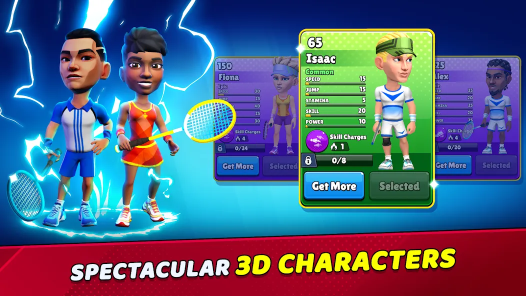 Badminton Clash 3D (Бадминтон Клаш 3D)  [МОД Много денег] Screenshot 5