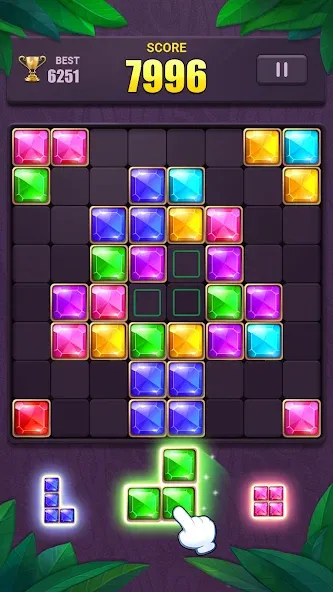 Block Puzzle: Jewel Blast Game  [МОД Много монет] Screenshot 2