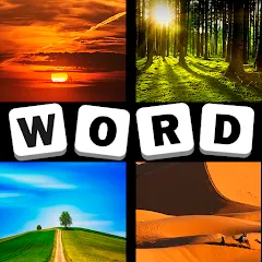 Скачать взлом 4 Pics 1 Word Quiz Game  [МОД Unlocked] - полная версия apk на Андроид