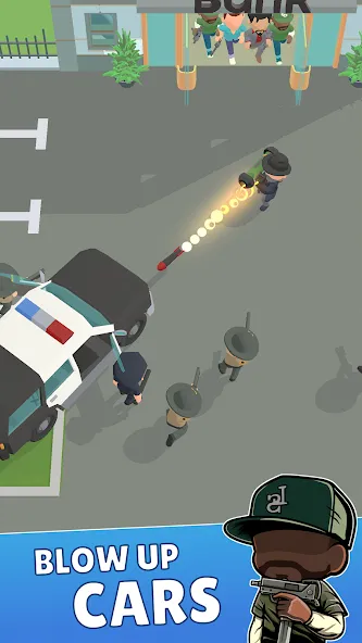 Merge Gangster Heist vs Police (Мердж Гангстер Хейст)  [МОД Меню] Screenshot 5