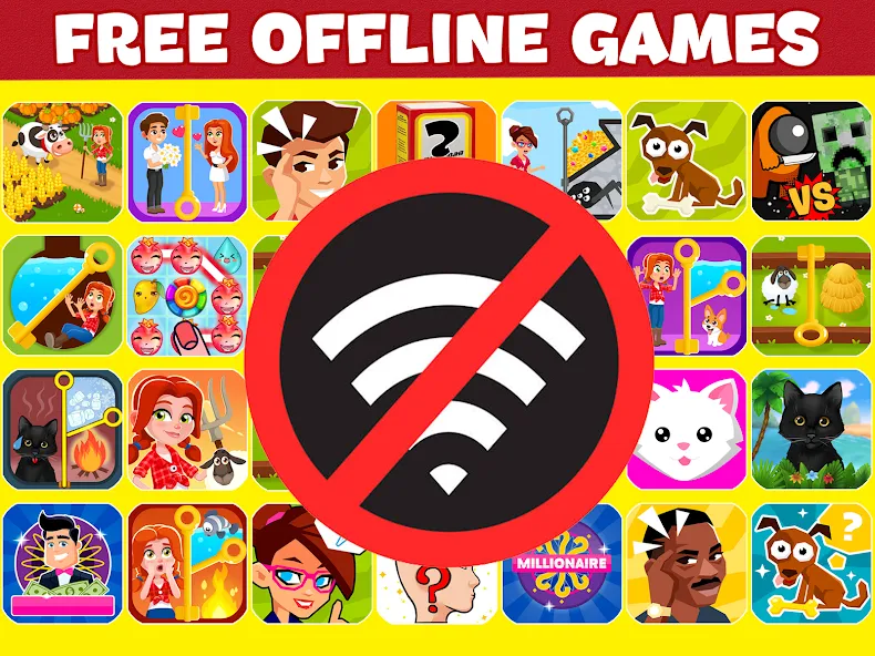 Offline Games: don't need wifi  [МОД Все открыто] Screenshot 5