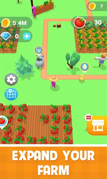 Family Farm Land 3D (Фарм Фэмили 3Д)  [МОД Много монет] Screenshot 4