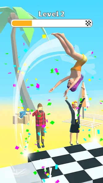 Human Flip: Jump Master Game (Хуман Флип)  [МОД Все открыто] Screenshot 2