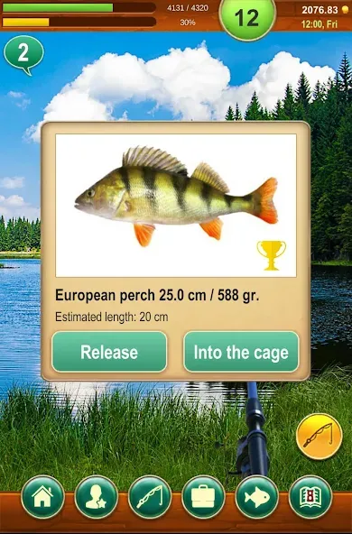 Fishing Baron - fishing game  [МОД Все открыто] Screenshot 3