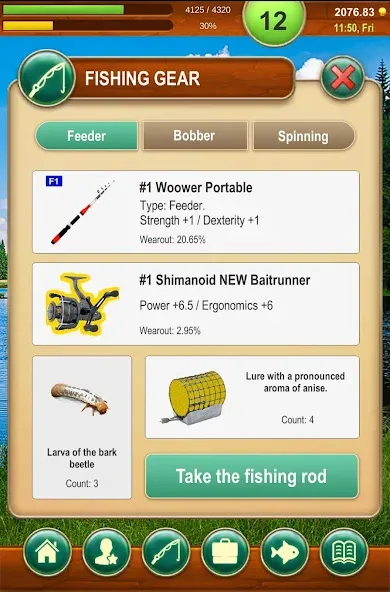 Fishing Baron - fishing game  [МОД Все открыто] Screenshot 4