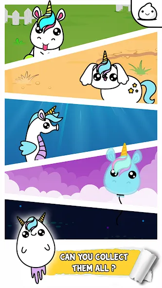 Unicorn Evolution Merge Kawaii (Юникорн Эволюшн Мерж Кавай)  [МОД Бесконечные монеты] Screenshot 3