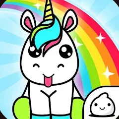 Скачать взломанную Unicorn Evolution Merge Kawaii (Юникорн Эволюшн Мерж Кавай)  [МОД Бесконечные монеты] - стабильная версия apk на Андроид