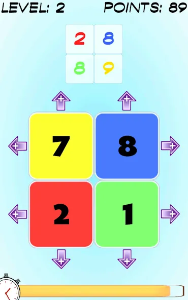 Squademath - numbers challenge (Скуадематх)  [МОД Меню] Screenshot 1