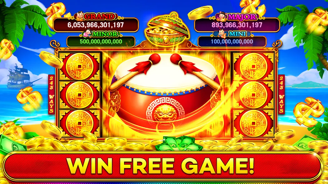 Jackpot Boom Casino Slot Games (Джекпот Бум Казино Игры на Слотмашинах)  [МОД Много монет] Screenshot 1