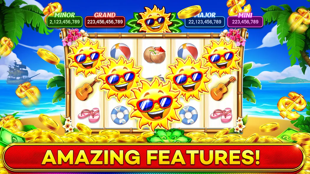 Jackpot Boom Casino Slot Games (Джекпот Бум Казино Игры на Слотмашинах)  [МОД Много монет] Screenshot 4