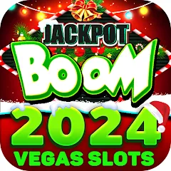 Взломанная Jackpot Boom Casino Slot Games (Джекпот Бум Казино Игры на Слотмашинах)  [МОД Много монет] - последняя версия apk на Андроид