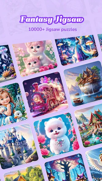 Fantasy Jigsaw - HD Puzzle (Фэнтези Пазл)  [МОД Menu] Screenshot 1