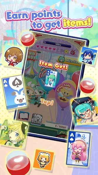 Hatsune Miku Tycoon (Хацуне Мику Тайкун)  [МОД Бесконечные деньги] Screenshot 4