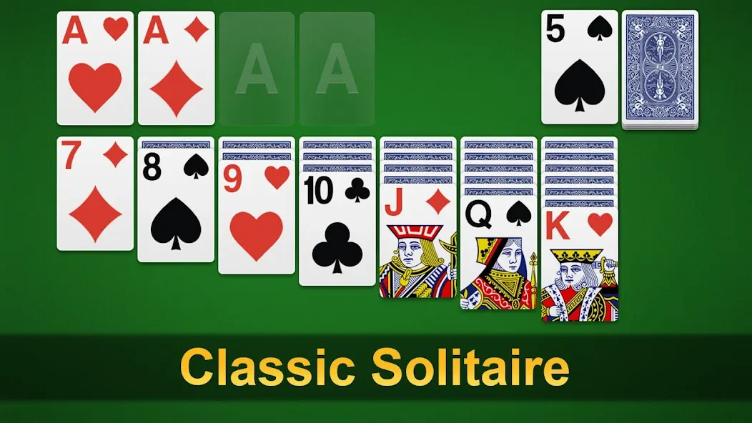 Klondike Solitaire - Patience  [МОД Бесконечные деньги] Screenshot 1