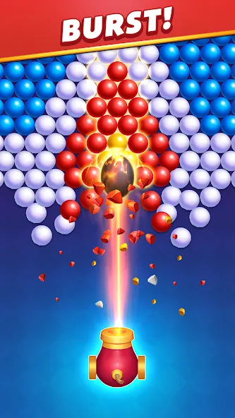 Bubble Shooter Royal Pop  [МОД Бесконечные монеты] Screenshot 3