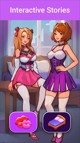 LUV: Anime Girls Adult Game XX (ЛЮВ)  [МОД Все открыто] Screenshot 1