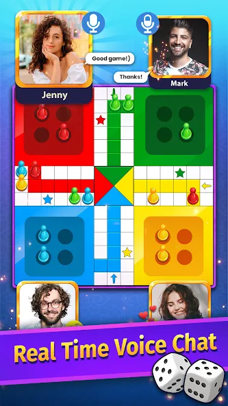 Ludo Game COPLE - Voice Chat  [МОД Много денег] Screenshot 1