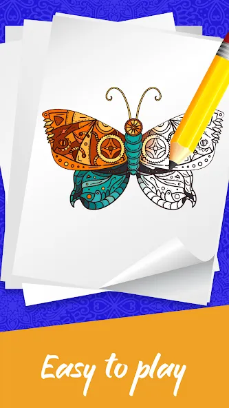 Mandala Coloring Book Game (Мандала Книга раскрасок  Игра)  [МОД Меню] Screenshot 2