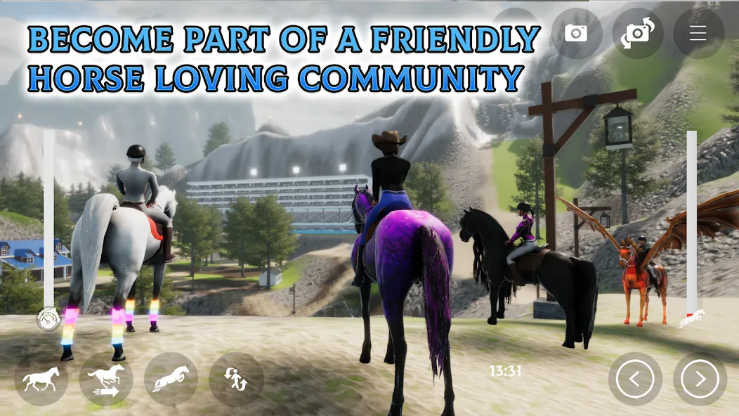 Horse Academy - Equestrian MMO (Хорс Академи)  [МОД Бесконечные деньги] Screenshot 4