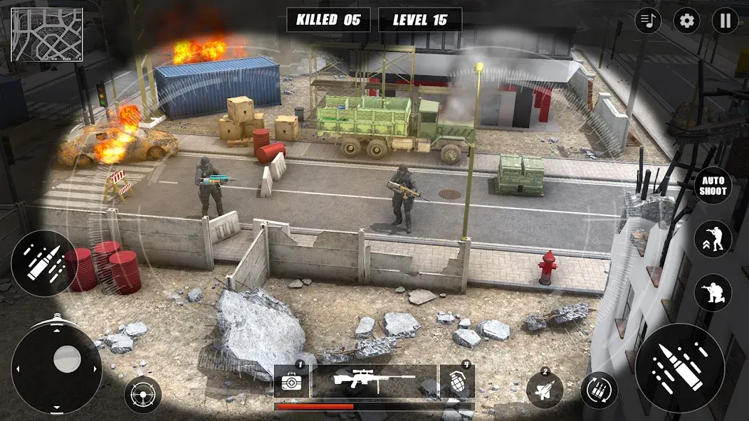 Code of Sniper 3D Gun Shooting  [МОД Menu] Screenshot 1