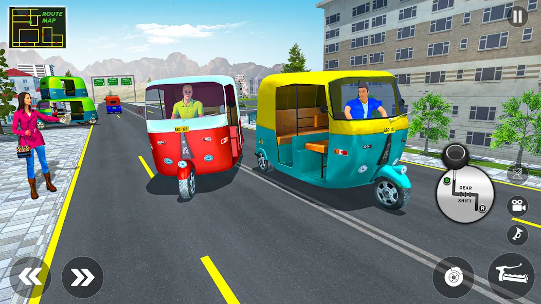 Tuk Tuk Auto Rickshaw Game 3d  [МОД Много денег] Screenshot 1