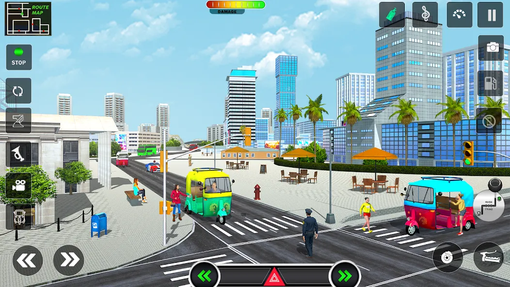 Tuk Tuk Auto Rickshaw Game 3d  [МОД Много денег] Screenshot 4