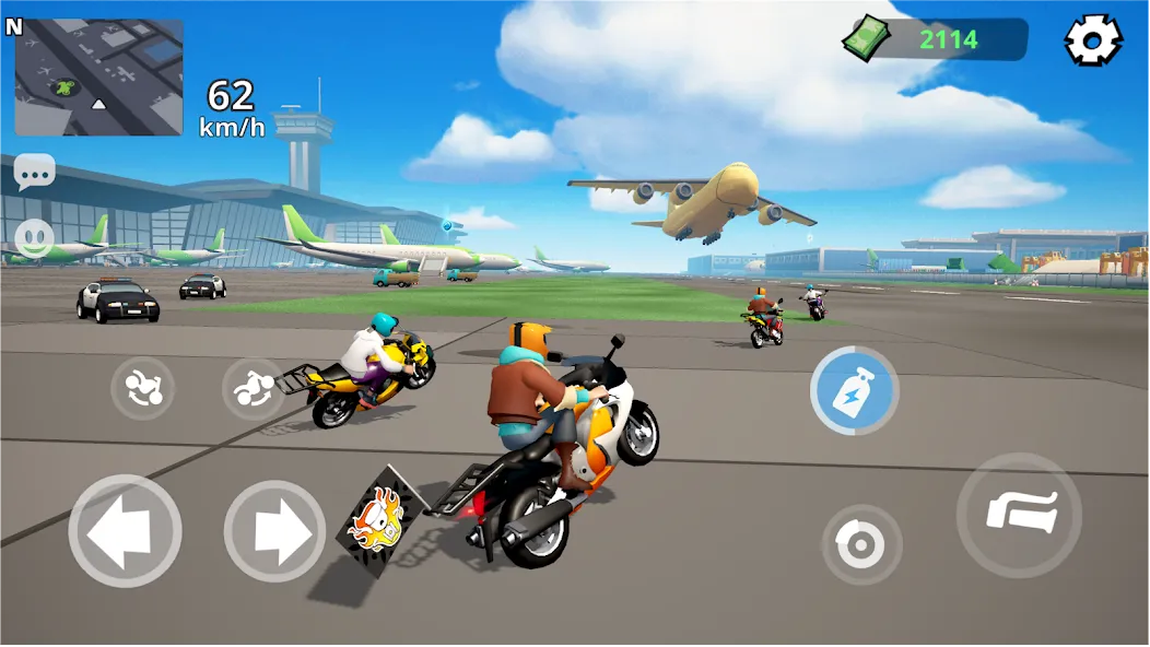 Moto City: Mad Bike Delivery (Мото Сити)  [МОД Много денег] Screenshot 4