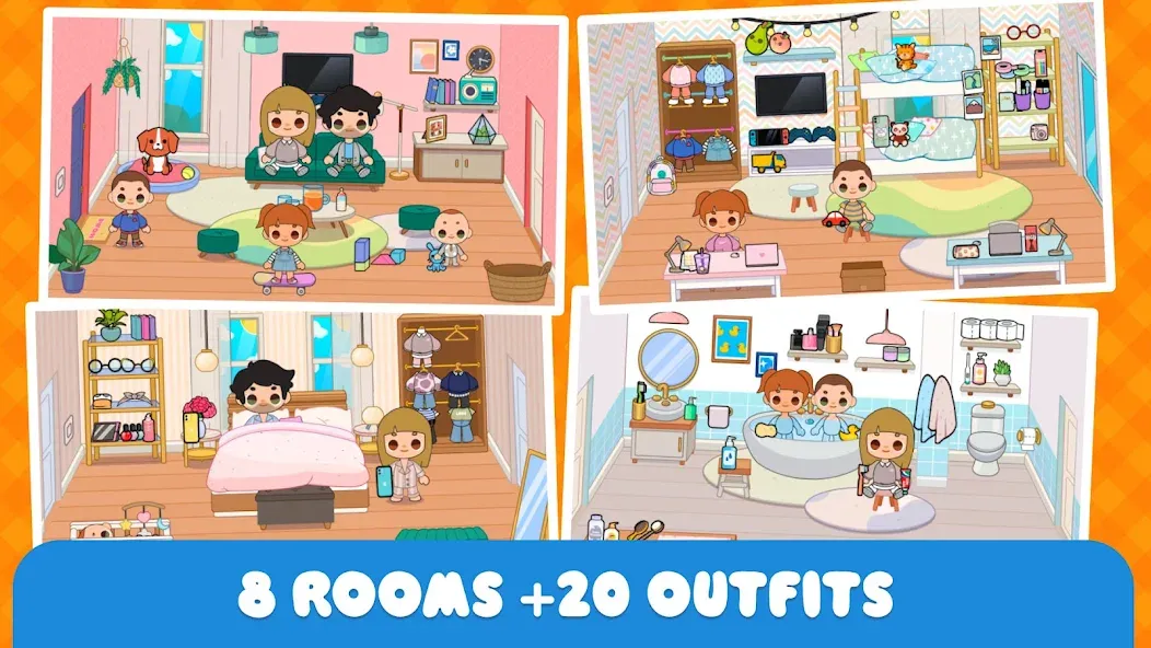 Minni Family Home - Play House (Минни Семейный дом)  [МОД Mega Pack] Screenshot 1