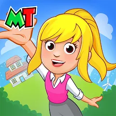 Скачать взломанную My Town World - Mega Doll City (Май Таун)  [МОД Unlocked] - последняя версия apk на Андроид