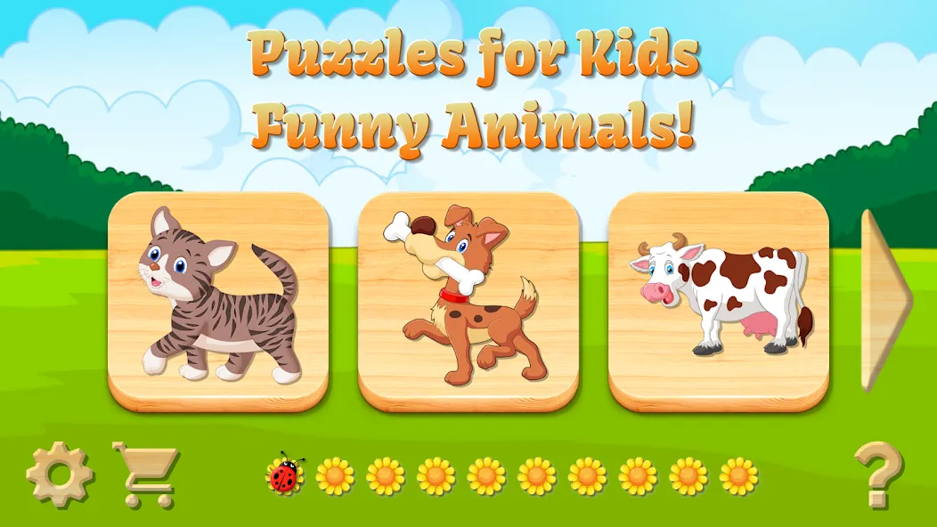 Baby Puzzles for Kids  [МОД Бесконечные монеты] Screenshot 1