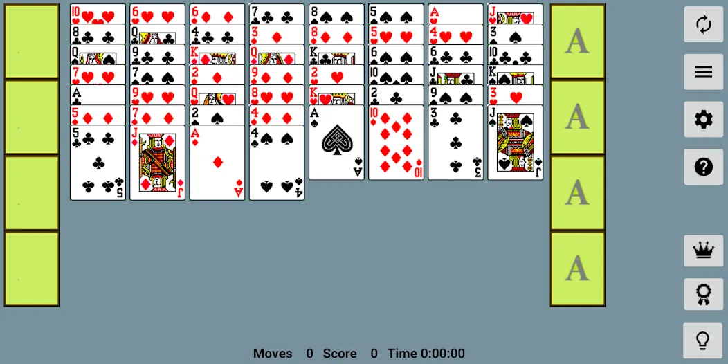 FreeCell with Leaderboards (Фрикел с таблицей лидеров)  [МОД Mega Pack] Screenshot 1