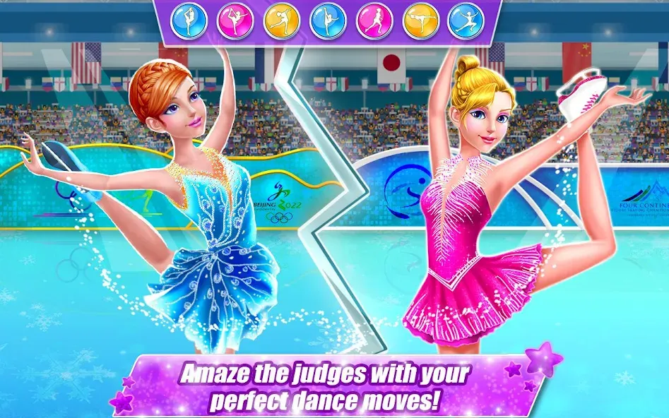 Ice Skating Superstar - Perfec  [МОД Меню] Screenshot 1