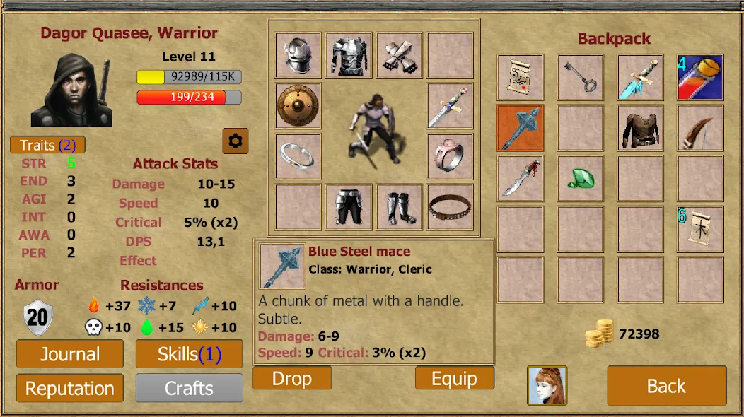 Exiled Kingdoms RPG (Экзилед Кингдомс РПГ)  [МОД Unlocked] Screenshot 3