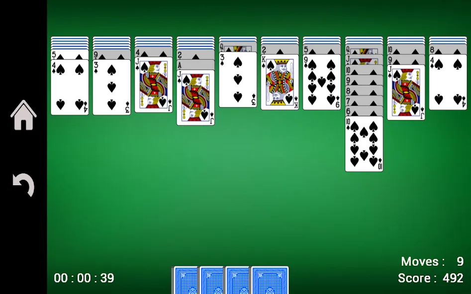 Spider Solitaire  [МОД Mega Pack] Screenshot 4