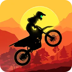 Скачать взлом Sunset Bike Racer - Motocross (Сансет Байк Рейсер)  [МОД Бесконечные монеты] - стабильная версия apk на Андроид