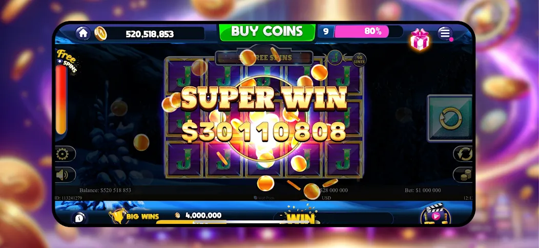 Majestic Slots: Slot Machine  [МОД Много монет] Screenshot 1