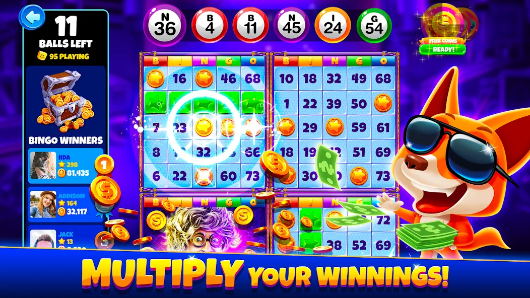 Xtreme Bingo! Slots Bingo Game  [МОД Все открыто] Screenshot 1