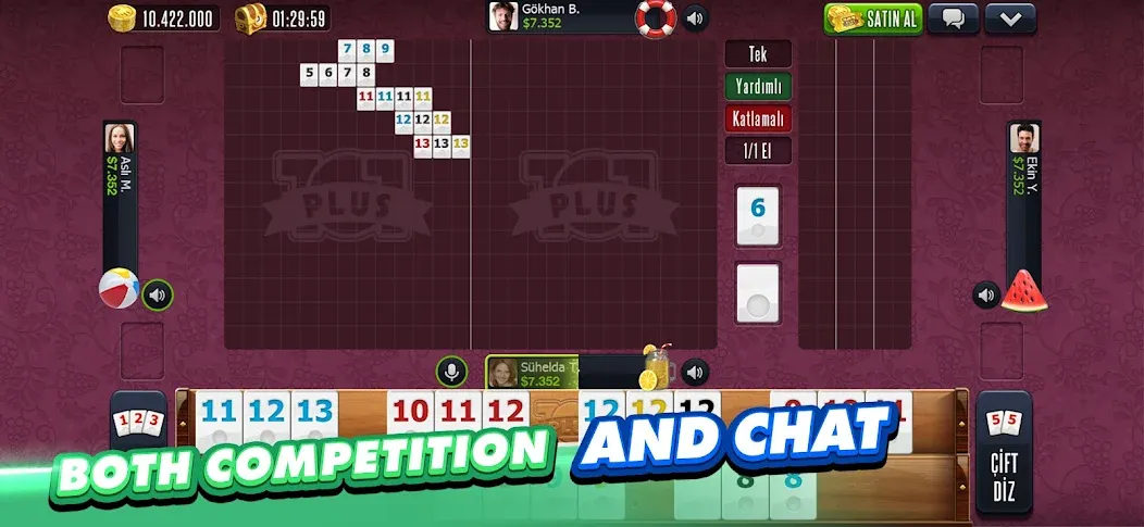 101 Okey Plus Rummy Board Game  [МОД Unlimited Money] Screenshot 5